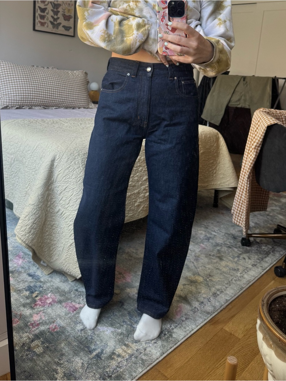 Madewell Dark Indigo Balloon Jeans